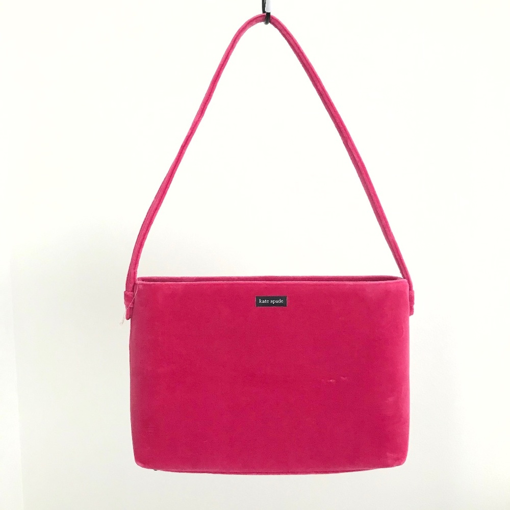 NWOT Vintage kate spade Velvet Purse Pink